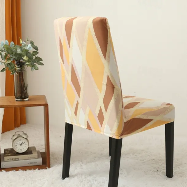 Dining Chair Cover Super Fit Stretch Removable Washable Short Dining Chair Protector Cover Seat Slipcover for Hotel Dining Room Ceremony Banquet Wedding Party