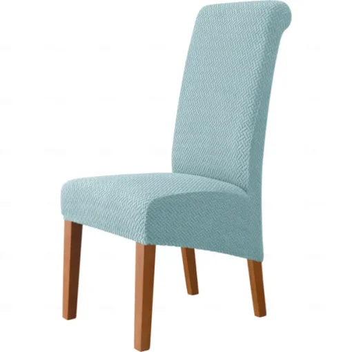 Dining Chair Covers, Stretch Chair Cover Black Green Spandex Jacquard Burgundy Red High back Chair Protector Covers Seat Slipcover with Elastic Band for Dining Room,Wedding, Ceremony, Banquet