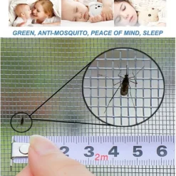 DIY Windows Fly Screen, Self-Adhesive for Windows, Adjustable Window Screen Mesh for Insects Bug Fly, Transparent Cat Mesh, Fly Screen, Mosquito Net