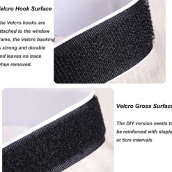 DIY Windows Fly Screen, Self-Adhesive for Windows, Adjustable Window Screen Mesh for Insects Bug Fly, Transparent Cat Mesh, Fly Screen, Mosquito Net