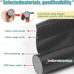 Door Bottoom Draft Stopper Adjustable Door Sweep Under Door Draft Blocker Insulator Weatherstrip Household Foam Sealing Strip