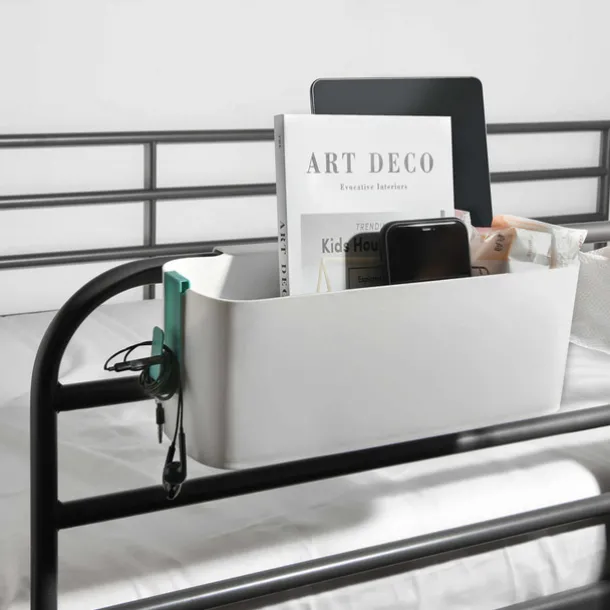 Dormitory Hanging Basket Bedside Storage Shelf - Ideal Dorm Room Bedside Organizer, Bedside Hanging Basket for Convenient Storage in Bedrooms