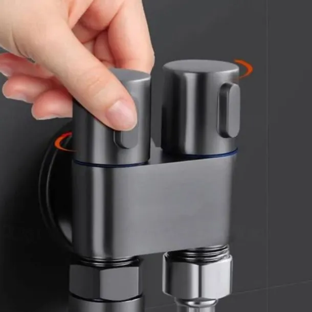 Double Control Mini Shower, Handheld Toilet Bidet Sprayer, Bathroom Toilet Bidet Sprayer Kit