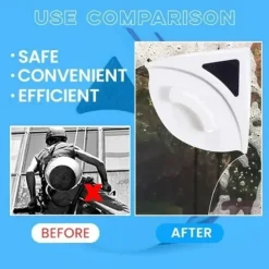 Double Side Window Cleaner Magnetic Window Glass Wiper Cleaning Tool for High-Rise Household Cleaning Cleaning Windows Thickness 3-8mm Window Cleaner Double Side Glass Wiper Adjustable Magnetic