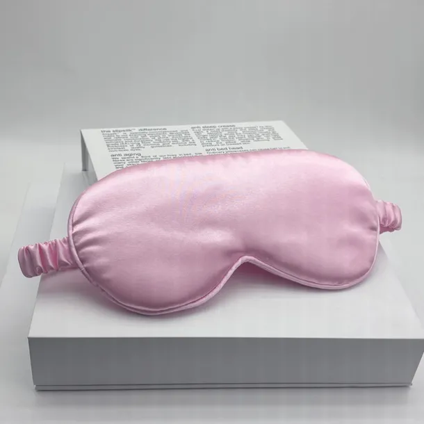 Double-sided Imitation Silk Shading Eye Mask Sleeping Elastic Travel Lunch Break Eye Mask Printing Aviation Eye Mask