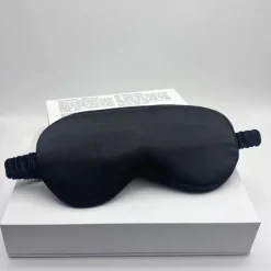 Double-sided Imitation Silk Shading Eye Mask Sleeping Elastic Travel Lunch Break Eye Mask Printing Aviation Eye Mask