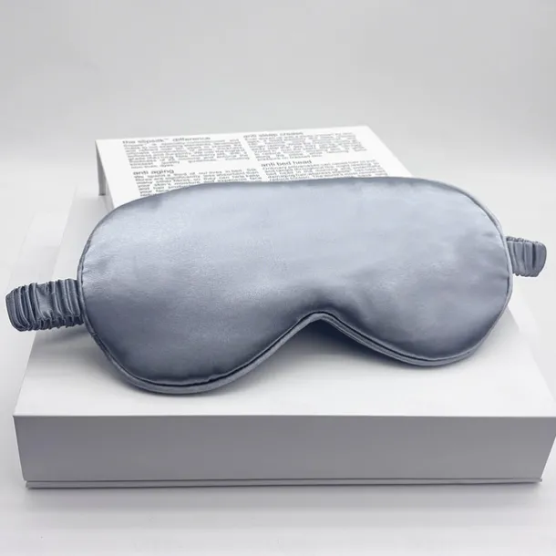 Double-sided Imitation Silk Shading Eye Mask Sleeping Elastic Travel Lunch Break Eye Mask Printing Aviation Eye Mask