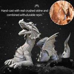Dragon Garden Decoration Resin Dragon Statue Decorations Resin Dragon Jardin Garten Decor Easter Garden Decor Home Accessorie