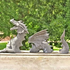 Dragon Garden Decoration Resin Dragon Statue Decorations Resin Dragon Jardin Garten Decor Easter Garden Decor Home Accessorie