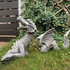 Dragon Garden Decoration Resin Dragon Statue Decorations Resin Dragon Jardin Garten Decor Easter Garden Decor Home Accessorie