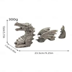 Dragon Garden Decoration Resin Dragon Statue Decorations Resin Dragon Jardin Garten Decor Easter Garden Decor Home Accessorie