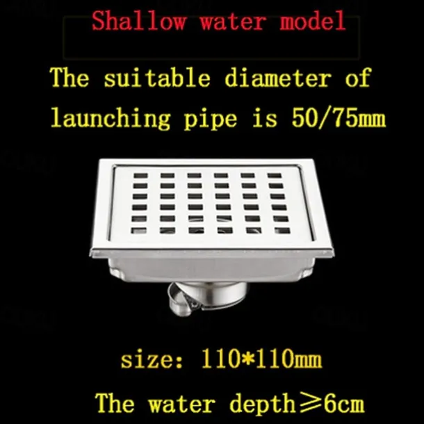 Drain New Design Contemporary / Modern Stainless Steel / Iron 1pc - Hotel bath Floor Mounted