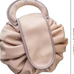 Drawstring Makeup Bag, Large Cosmetic Bag, Portable Waterproof Toiletry Organizer for Women, Travel Makeup Pouch, Female Cosmetic Bag, Make Up Bags for Toiletries and Accessories