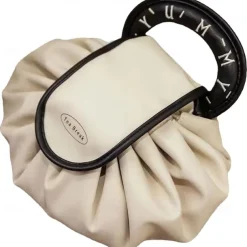 Drawstring Makeup Bag, Large Cosmetic Bag, Portable Waterproof Toiletry Organizer for Women, Travel Makeup Pouch, Female Cosmetic Bag, Make Up Bags for Toiletries and Accessories