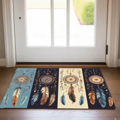 Dreamcatcher Boho Doormat Floor Mats Washable Rugs Kitchen Mat Non-Slip Oil Proof Rug Indoor Outdoor Mat Bedroom Decor Bathroom Mat Entrance Rug