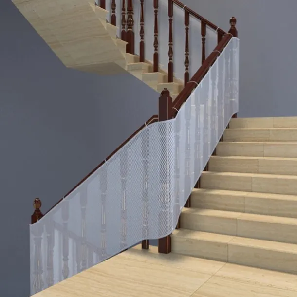 Durable Child Safety Protective Net Multipurpose Bannister Guard Deck Fence Fine Mesh Protect for Balcony Garden Yard Stairs