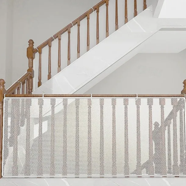 Durable Child Safety Protective Net Multipurpose Bannister Guard Deck Fence Fine Mesh Protect for Balcony Garden Yard Stairs