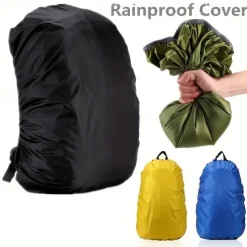 Durable Portable Outdoor Backpack, 1pc Vibrant Backpack with Cover, Ideal for Travel, Camping, and Sports Accessories, Camping Gear