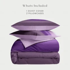 Duvet Cover Set with Casual Color Block Print, 100% Cotton, Soft and Breathable Fabric, Includes Duvet Cover and Pillowcases, Hypoallergenic and Skin-Friendly, Machine Washable, Durable, Comfortable