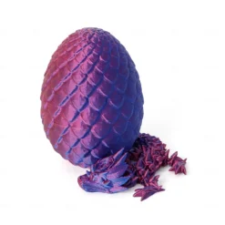 Easter 3D Printed Dragon Egg, Mystery Crystal Dragon Egg Fidget Toys Surprise, Easter Eggs Articulated Crystal Dragon Eggs with Dragon Inside