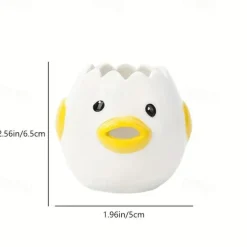 Easy-to-Use Ceramic Egg Separator for Perfectly Separated Yolks and Whites - Perfect for Baking and Kitchen Use
