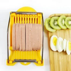 Effortless Slicing & Cutting,10 Stainless Steel Wires Multifunctional Slicer for Cheese, Eggs, Vegetables, Fruits & Soft Foods