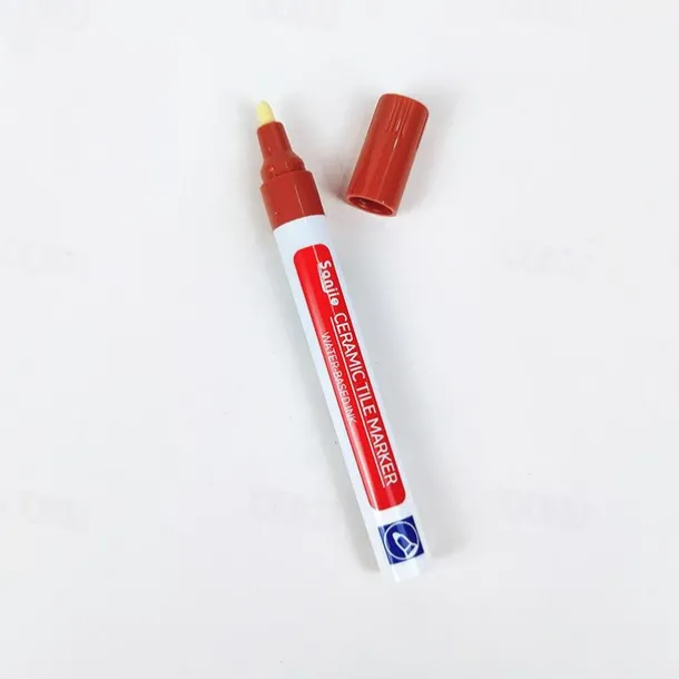 Effortlessly Repair and Refresh Your Tiles with this White Waterproof Grout Pen!