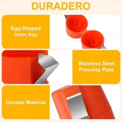 Egg Shell Opener, 2025 New Egg Cracker Tool for Raw Eggs, Handheld Eggs Breaker Multifunctional Egg Cutter Egg Cracker and Separator for Cooking Camping Kitchen Gadgets