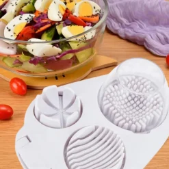 Eggs Slicer for Cooking Eggs, Stainless Steel Eggs Cutter, Eggs Slicer, Portable Eggs Cutter, Multi-Purpose Cutting Tool