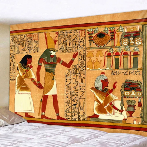Egyptian Hanging Tapestry Wall Art Large Tapestry Mural Decor Photograph Backdrop Blanket Curtain Home Bedroom Living Room Decoration