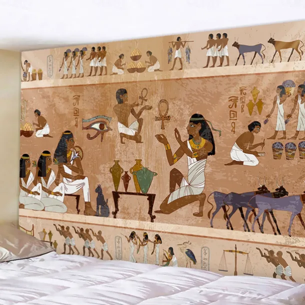 Egyptian Hanging Tapestry Wall Art Large Tapestry Mural Decor Photograph Backdrop Blanket Curtain Home Bedroom Living Room Decoration