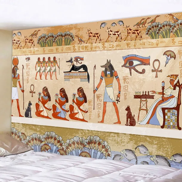 Egyptian Hanging Tapestry Wall Art Large Tapestry Mural Decor Photograph Backdrop Blanket Curtain Home Bedroom Living Room Decoration