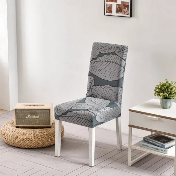 Elastic Floral Dining Chair Covers High Back Dining Chair Cover Stylish and Stretchable Slipcovers for Dining Room Chairs Protects Against Spills Stains and Wear