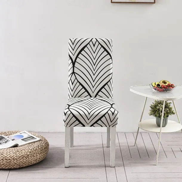 Elastic Floral Dining Chair Covers High Back Dining Chair Cover Stylish and Stretchable Slipcovers for Dining Room Chairs Protects Against Spills Stains and Wear