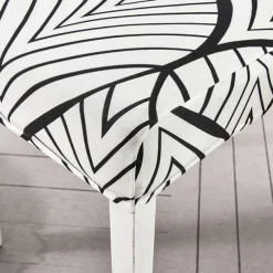 Elastic Floral Dining Chair Covers High Back Dining Chair Cover Stylish and Stretchable Slipcovers for Dining Room Chairs Protects Against Spills Stains and Wear