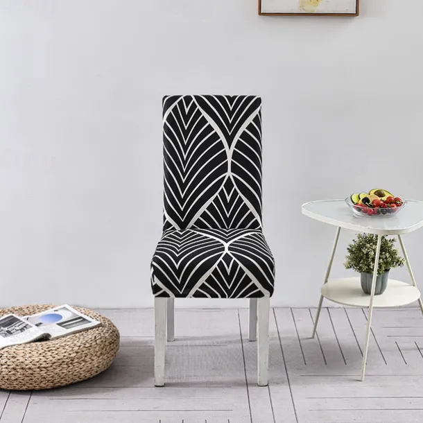 Elastic Floral Dining Chair Covers High Back Dining Chair Cover Stylish and Stretchable Slipcovers for Dining Room Chairs Protects Against Spills Stains and Wear