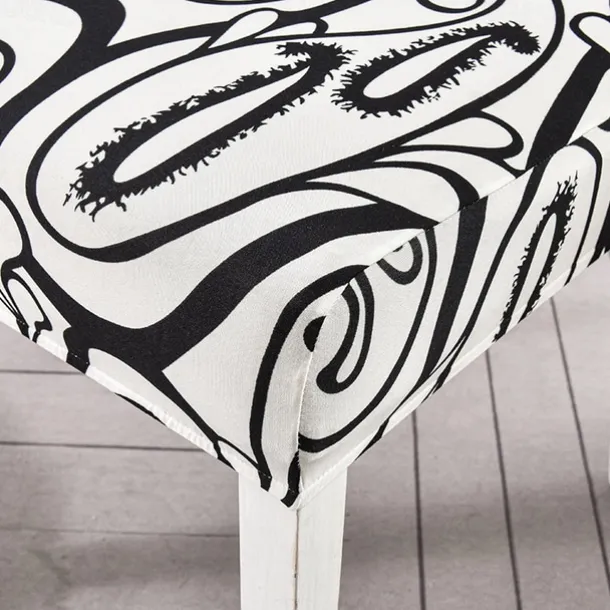 Elastic Floral Dining Chair Covers High Back Dining Chair Cover Stylish and Stretchable Slipcovers for Dining Room Chairs Protects Against Spills Stains and Wear