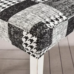 Elastic Floral Dining Chair Covers High Back Dining Chair Cover Stylish and Stretchable Slipcovers for Dining Room Chairs Protects Against Spills Stains and Wear