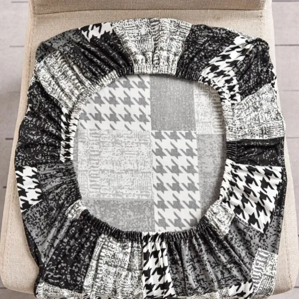 Elastic Floral Dining Chair Covers High Back Dining Chair Cover Stylish and Stretchable Slipcovers for Dining Room Chairs Protects Against Spills Stains and Wear