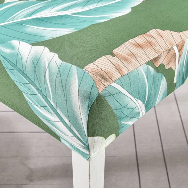 Elastic Floral Dining Chair Covers High Back Dining Chair Cover Stylish and Stretchable Slipcovers for Dining Room Chairs Protects Against Spills Stains and Wear