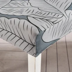 Elastic Floral Dining Chair Covers High Back Dining Chair Cover Stylish and Stretchable Slipcovers for Dining Room Chairs Protects Against Spills Stains and Wear