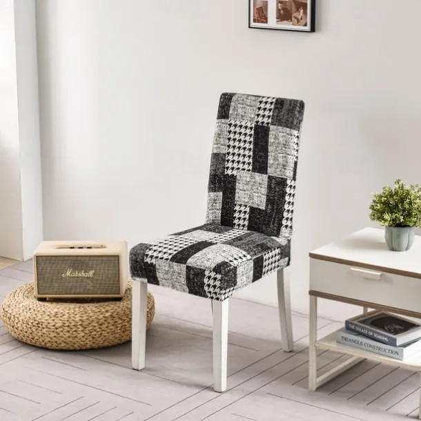 Elastic Floral Dining Chair Covers High Back Dining Chair Cover Stylish and Stretchable Slipcovers for Dining Room Chairs Protects Against Spills Stains and Wear
