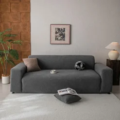 Elastic Jacquard Fabric Sofa Cover Stretch Couch Cover Sectional L Shape Sofa Slipcover Corner Case for Living Room 1/2/3/4 Seat