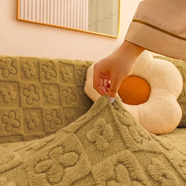 Elastic Jacquard Fabric Sofa Cover Stretch Couch Cover Sectional L Shape Sofa Slipcover Corner Case for Living Room 1/2/3/4 Seat