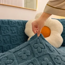 Elastic Jacquard Fabric Sofa Cover Stretch Couch Cover Sectional L Shape Sofa Slipcover Corner Case for Living Room 1/2/3/4 Seat