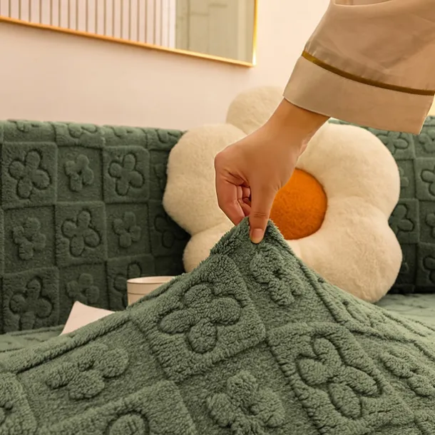 Elastic Jacquard Fabric Sofa Cover Stretch Couch Cover Sectional L Shape Sofa Slipcover Corner Case for Living Room 1/2/3/4 Seat