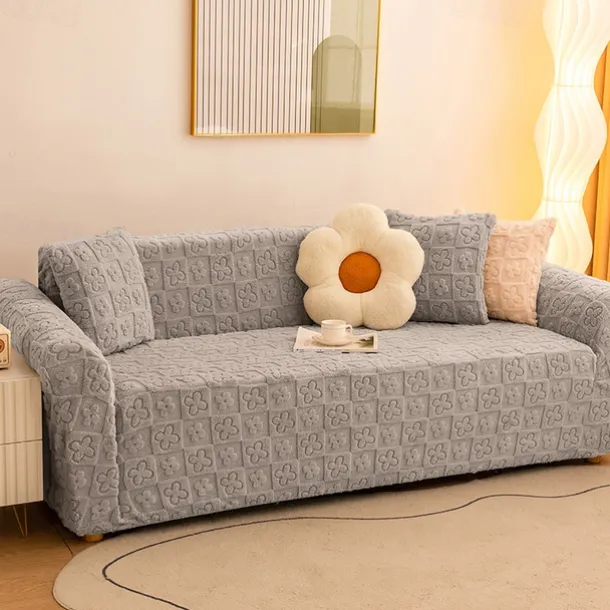 Elastic Jacquard Fabric Sofa Cover Stretch Couch Cover Sectional L Shape Sofa Slipcover Corner Case for Living Room 1/2/3/4 Seat