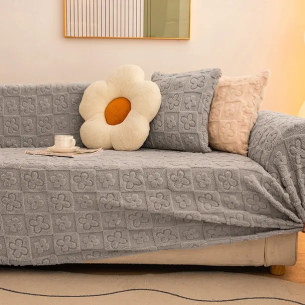 Elastic Jacquard Fabric Sofa Cover Stretch Couch Cover Sectional L Shape Sofa Slipcover Corner Case for Living Room 1/2/3/4 Seat