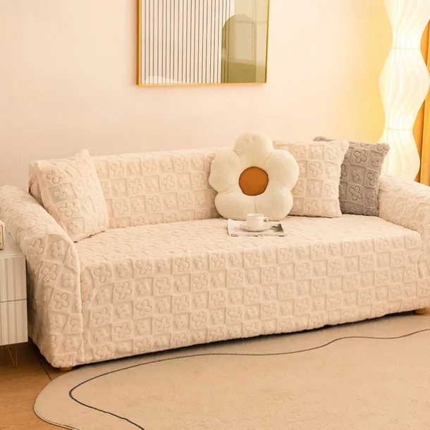 Elastic Jacquard Fabric Sofa Cover Stretch Couch Cover Sectional L Shape Sofa Slipcover Corner Case for Living Room 1/2/3/4 Seat