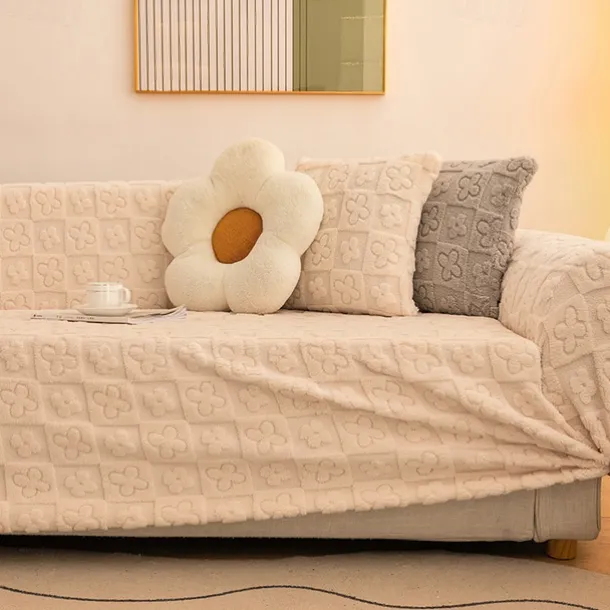 Elastic Jacquard Fabric Sofa Cover Stretch Couch Cover Sectional L Shape Sofa Slipcover Corner Case for Living Room 1/2/3/4 Seat